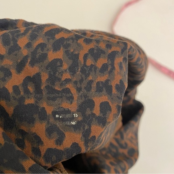 Varley || Let’s Move High Rise Leggings Bronze Distorted Cheetah Brown Small - Picture 7 of 10